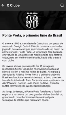 Ponte Preta android App screenshot 3